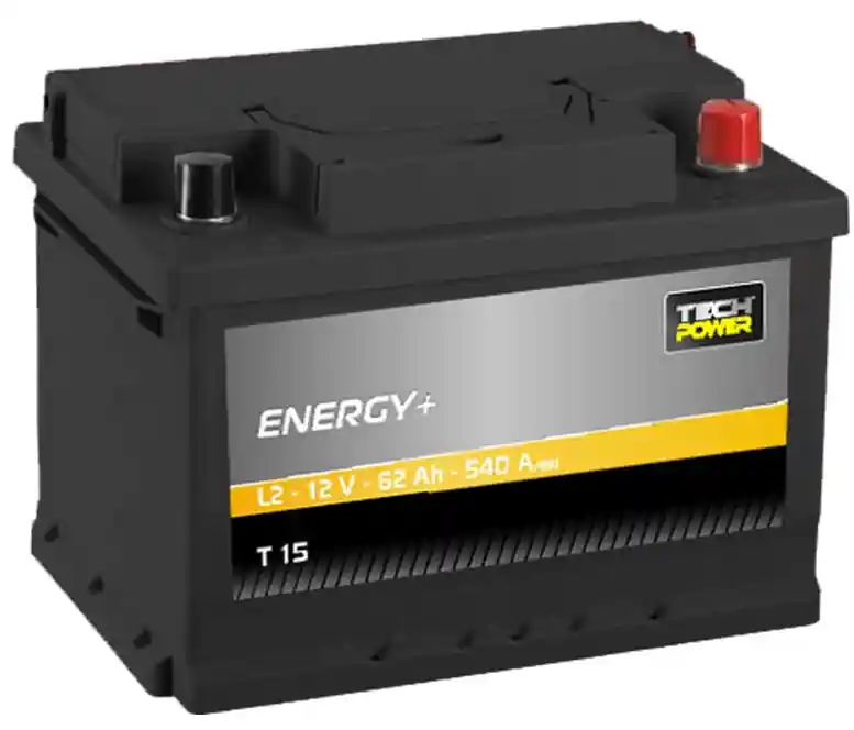 Batterie 12V 62Ah Tech Power Energy+ Dernier Modèle