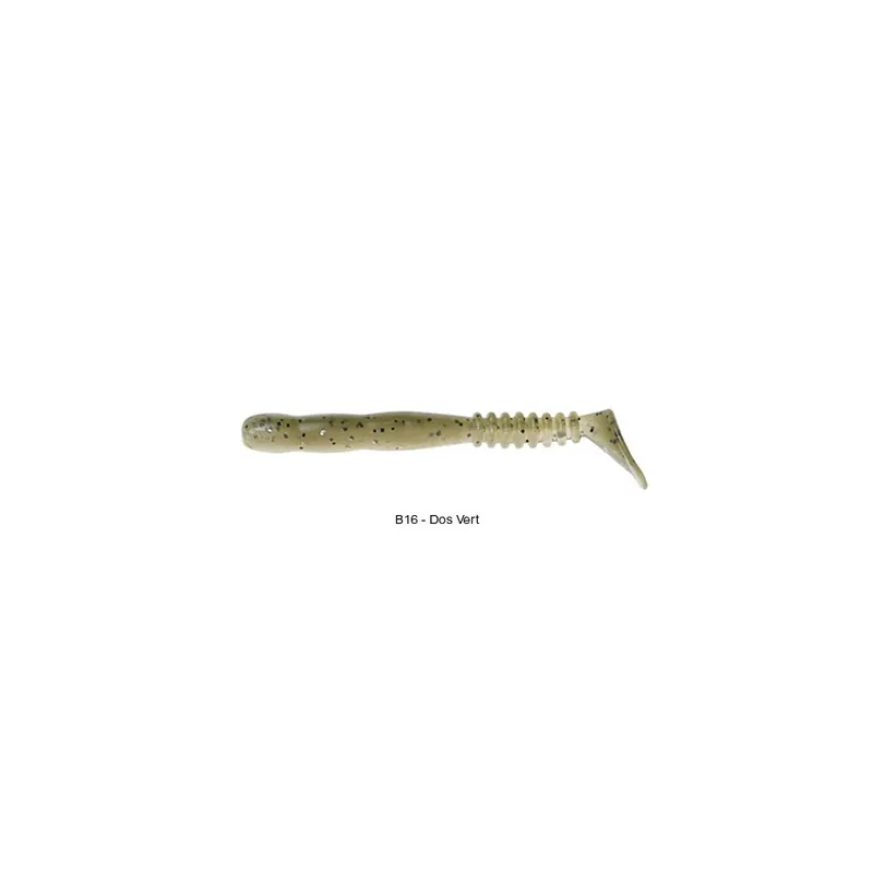 Prix Cassé Fat Rockvib Shad 6,5‘‘ B16 Dos Vert Reins