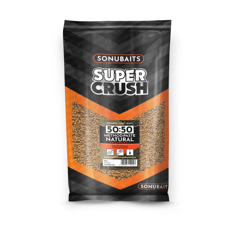 Sonubaits 50 50 Method Paste Natura 2kg Bon Marché