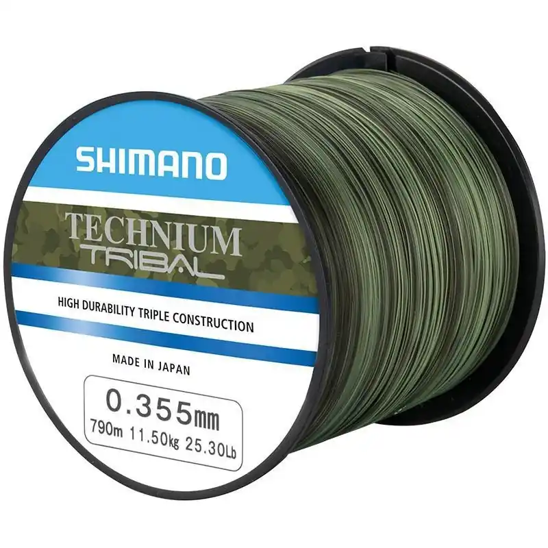 Livraison Express Nylon Shimano Technium Tribal - 620m 0.405mm 14kg Camou