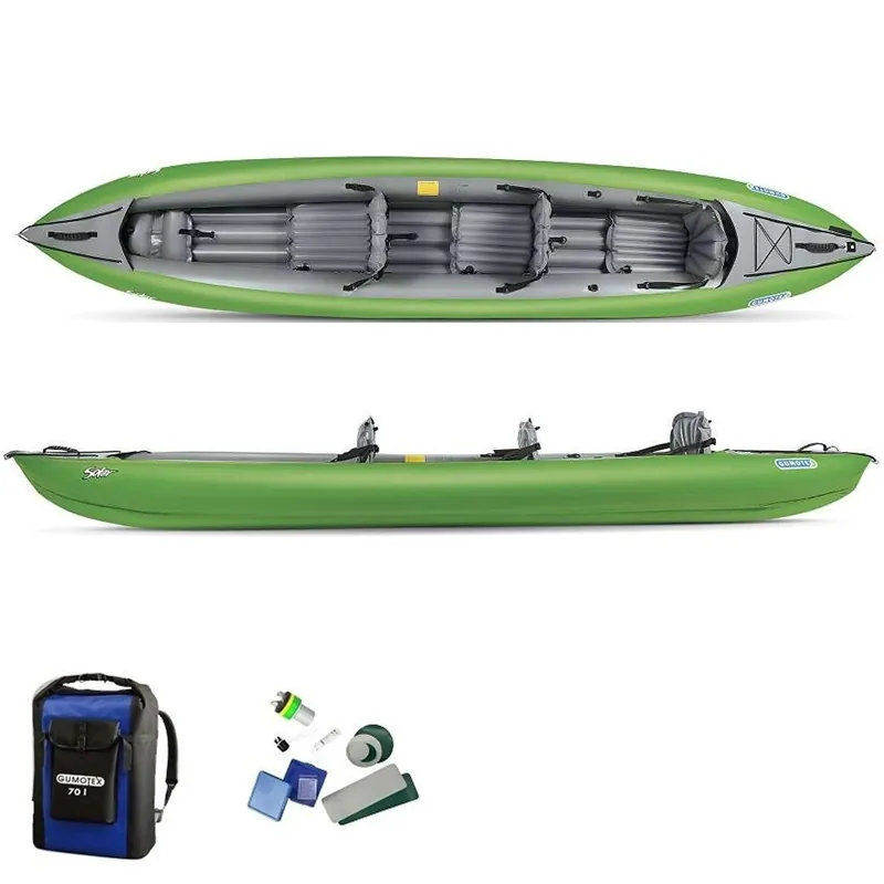 Kayak gonflable Gumotex Solar 019 Vert 2 places Commander Vite
