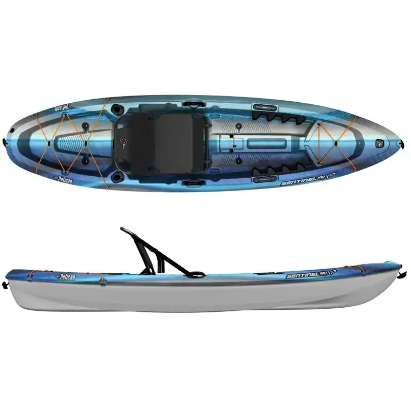 Promotion Saisonnière Kayak de pêche Pelican Sentinel 100XP Angler Bleu