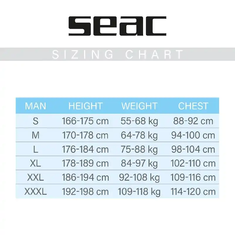 Rash Guard Seac sub Fit Short – Homme Acheter Direct