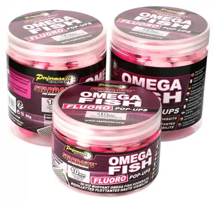 Bouillette Starbaits Performance Concept Omega Fish Fluo Pop Up - 14mm 80gr Livraison Express