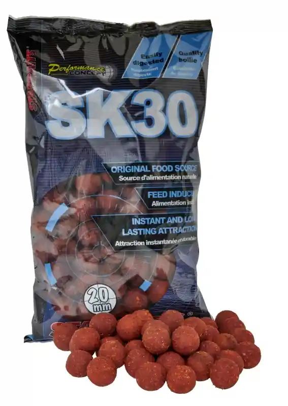 Meilleure Vente Bouillette Starbaits Performance Concept SK 30 - 14mm 1kg