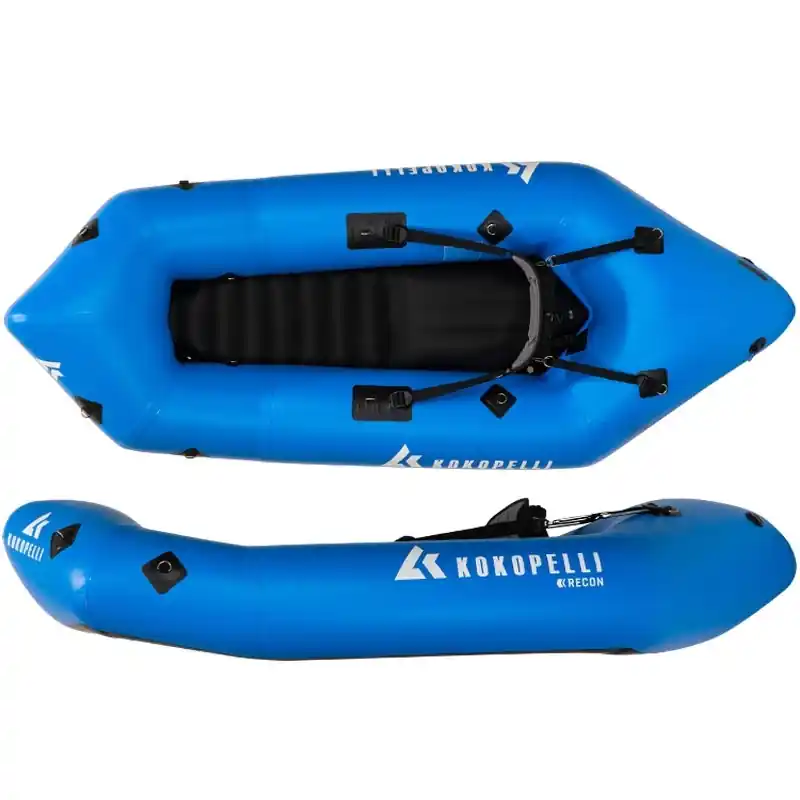 Vente Flash Packraft Kokopelli Recon Self-bailing bleu artic